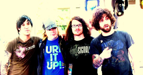 Image in QuizMyDay Sugar, We're Goin' Down in History: Fall Out Boy Quiz trivia quiz featuring <a href="https://en.wikipedia.org/wiki/Fall_Out_Boy" class="extiw" title="w:Fall Out Boy">Fall Out Boy</a> at <a href="https://en.wikipedia.org/wiki/Rockerfeller_Center" class="extiw" title="w:Rockerfeller Center">Rockefeller Center</a> performing on <a href="https://en.wikipedia.org/wiki/NBC" class="extiw" title="w:NBC">NBC</a>'s <i><a href="https://en.wikipedia.org/wiki/Today_Show" class="extiw" title="w:Today Show">Today Show</a></i>.