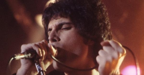 Image in QuizMyDay Queen Name That Tune Quiz: Identify the Song from Iconic Hooks trivia quiz featuring Freddie Mercury in New Haven, CT at a WPLR Show.