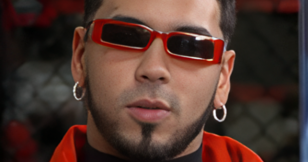 Image in QuizMyDay Anuel AA Trivia Quiz: Test Your Real Street Smarts trivia quiz featuring Anuel AA in an interview in January 2022.