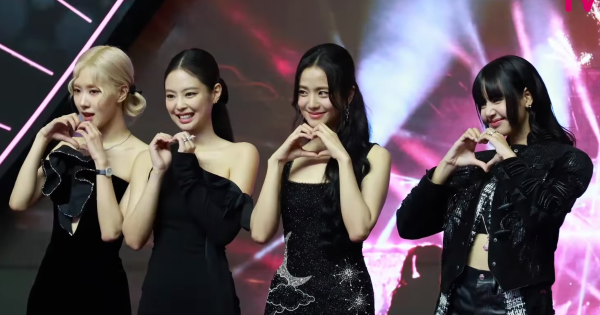 Image in QuizMyDay Ultimate BLACKPINK Hits Trivia Challenge Quiz trivia quiz featuring Blackpink at a pink carpet event for their film <i>Blackpink World Tour [Born Pink] In Cinemas</i> on August 9, 2024