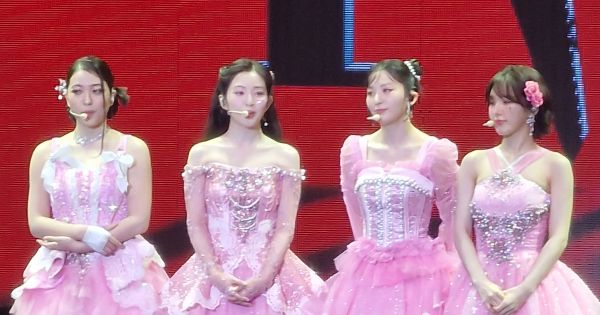 Image in QuizMyDay Velvet Facts Unrolled: The Ultimate Red Velvet Quiz trivia quiz featuring Red Velvet Amsterdam concert in 2023. Part of the "Red Velvet 4th Concert 'R to V'" tour.