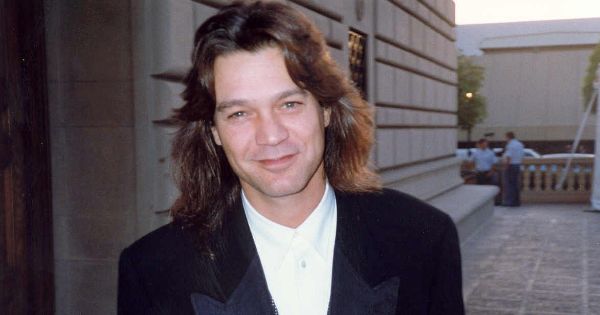 Image in QuizMyDay Ultimate Van Halen 10-Question Fan Quiz Now trivia quiz featuring Van Halen at the 1993 Emmy Awards. Photo by Alan Light