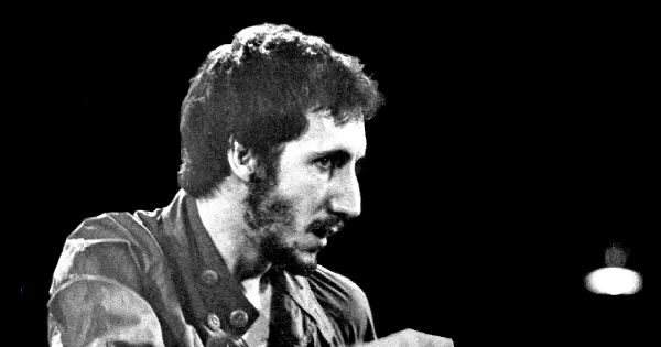 Image in QuizMyDay Pinball Wizard: The Ultimate Pete Townshend Quiz trivia quiz featuring <p>This was the first time I saw The Who, one of two times I saw them with Keith Moon, and a delight! I was left wanting to go home and practice... not that I have the faintest idea how I got back to the Sonoma State dorms that night... or how I got to the show in the first place. One of the best things I did in the first 1/3 of 1976. 
</p>
I like this photo, even if it's not quite in the Zone system... not enough contrast and so much crud in the background I just painted it out with the darkest shadow I could find, then dialed up the contrast. That's Rock 'n' Roll. I did post the low-contrast print I got at the time in some sort of photo show at Sonoma State, and someone did leave a note on it asking for a copy. My life was too scattered to follow up, sorry. Maybe you can download this. Drop me a line if you admired this in the more Southerly of the original 2 buildings at Sonoma State...