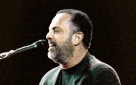Playing, "Piano Man" at Madison Square Garden on Christmas, circa 1995.