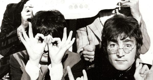 Image in QuizMyDay The Beatles' Rubber Soul Quiz: Ultimate 1965 Trivia & Lyrics Challenge trivia quiz featuring The Beatles Yellow Submarine Capitol Records publicity photo