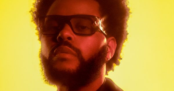 A portrait of The Weeknd by photographer Brian Ziff