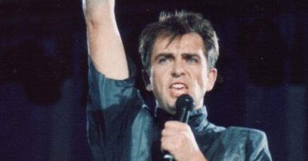 Image in QuizMyDay Peter Gabriel Trivia Quiz: Test Your Knowledge trivia quiz featuring Peter Gabriel performing at the Conspiracy of Hope concert on June 15, 1986 in East Rutherford, NJ.