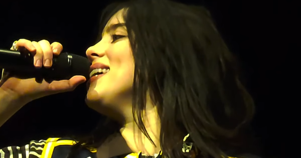 Billie Eilish performs "Birds of a Feather" in Inglewood