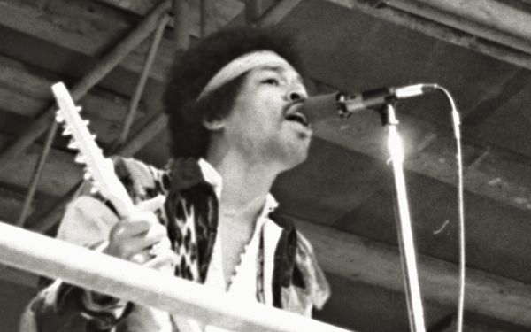 Jimi Hendrix beim Fehmarn Festival 1970