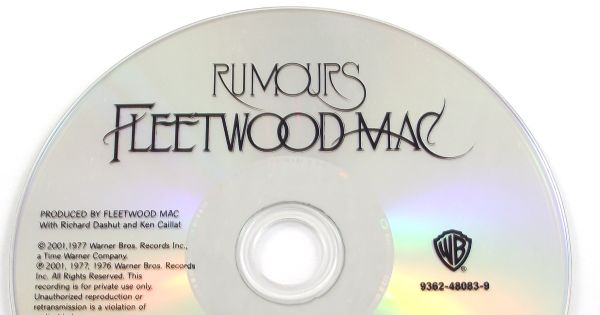 Image in QuizMyDay Fleetwood Mac Rumours Album Quiz: Test Your Music Memory trivia quiz featuring <b>Front view of an DVD-Audio release</b> of "Rumours" by Fleetwood Mac.