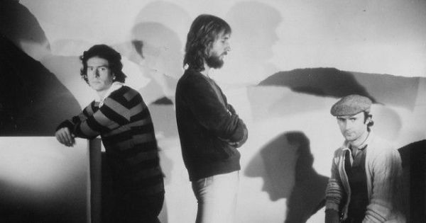 Image in QuizMyDay Genesis Band Members Quiz: Test Your Music History Skills trivia quiz featuring Press photo of the band Genesis by Atlantic Records to promote their album <i>Abacab</i> (1982). No copyright markings on the photo and no registration could be found in the <a rel="nofollow" class="external text" href="https://publicrecords.copyright.gov/">US Copyright Registry</a>