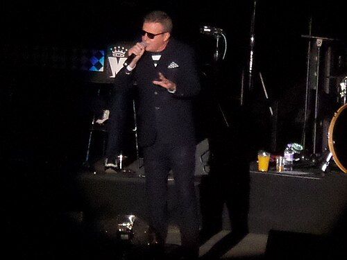 Madness Manchester Arena Dec. 19, 2014 Suggs (vocalist for Madness)