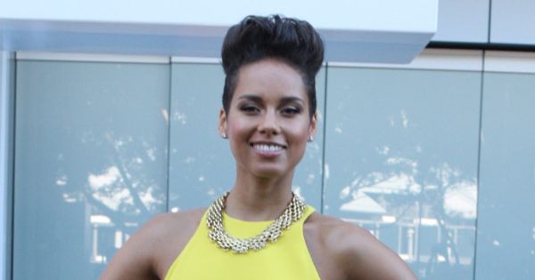 Image in QuizMyDay Identify the R&B Musician by Photo Quiz: Name the Artist trivia quiz featuring Alicia Keys at the Aria Awards 2013 in Sydney Australia.