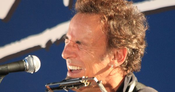 Image in QuizMyDay Bruce Springsteen Quiz: Test your Knowledge trivia quiz featuring Bruce Springsteen at the Vote for Change Rally Sunday, October 5th at Ohio State University