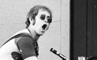 Elton John in concert at Liseberg, in 1971.