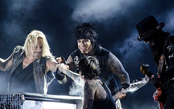 Mötley Crüe playing at Sweden rock festival 2012.