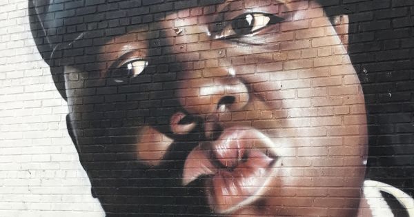 Image in QuizMyDay Biggie Smalls Quiz: Test Your Hip-Hop Knowledge trivia quiz featuring Street art at the Bushwick Collective in October 2021