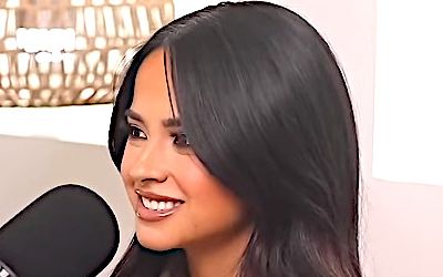 (0:51) Becky G opens up about being sick and tired of hating herself. She talks about her journey to self-acceptance, and how she's finally learning to love herself for who she is. This video is a must-watch for anyone struggling with self-esteem issues.