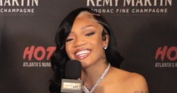 Image in QuizMyDay The Ultimate GloRilla Quiz:  How Much Do You Know? trivia quiz featuring Glorilla during a 2023 interview