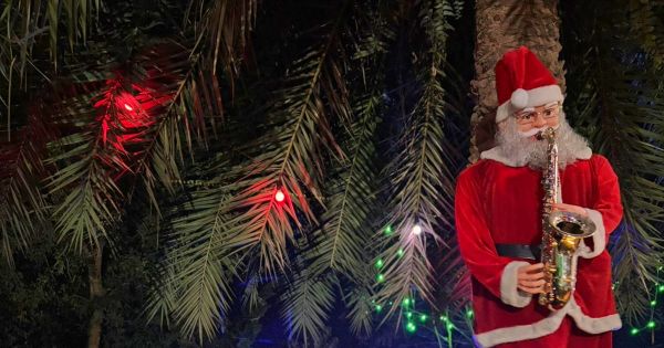 Christmas celebration in Golaghat, featuring festive decorations and holiday atmosphere.