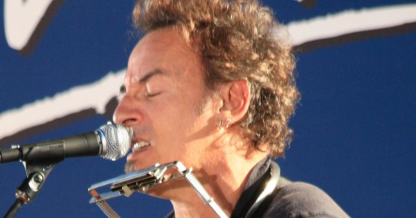 Image in QuizMyDay Bruce Springsteen Song Title Quiz: Guess The Missing Word trivia quiz featuring Bruce Springsteen at the Vote for Change Rally Sunday, October 5th at Ohio State University