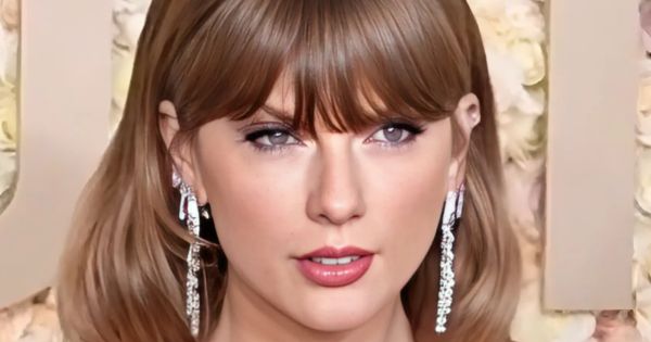 Image in QuizMyDay Taylor Swift Awards Quiz: Ultimate Trivia Challenge trivia quiz featuring Enhanced image of Taylor Swift at the 2024 Golden Globes 2.png