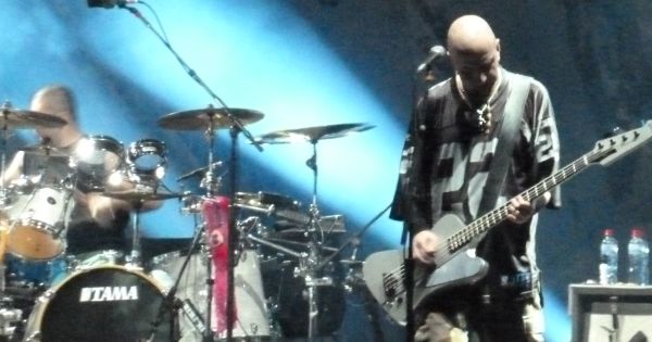 Image in QuizMyDay System of a Down Trivia: Chop Suey Knowledge Quiz trivia quiz featuring System of a Down at Estadio Bicentenario La Florida in Chile on the 7th of October 2011.