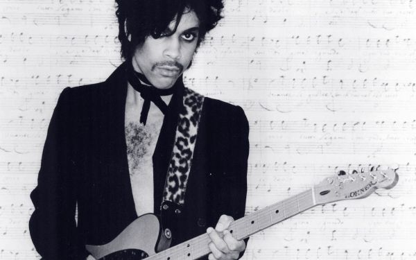 Prince in a publicity photograph for promoting his 1981 album <i>Controversy</i>