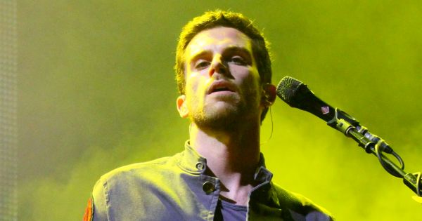 Image in QuizMyDay free quiz game featuring Guy Berryman, performing with Coldplay, at the Naeba Ski Resort, Niigata, Japan, as part of the 2011 Fuji Rock Festival.