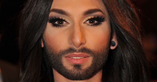 Image in QuizMyDay Eurovision Quiz: Test Your Song Contest Knowledge trivia quiz featuring Dancing Stars am 22.03.2014: Conchita Wurst nach ihrem Gesangsauftritt