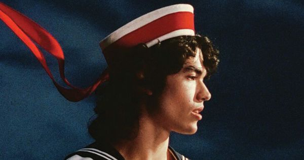 Image in QuizMyDay Conan Gray Albums Quiz: Test Your Music Expertise trivia quiz featuring Conan Gray in his sailor outfit as part of his album "Wishbone"