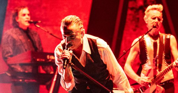 Depeche Mode performing in Portland, November 2023
