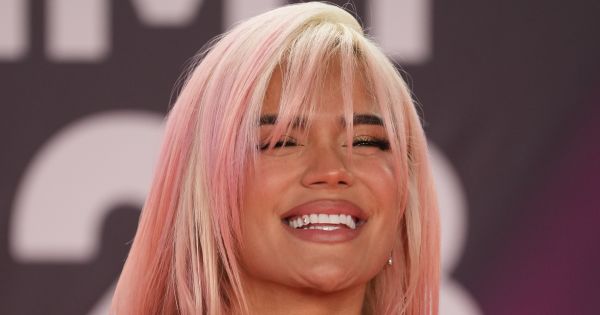 Image in QuizMyDay Karol G free quiz featuring Karol G smiling