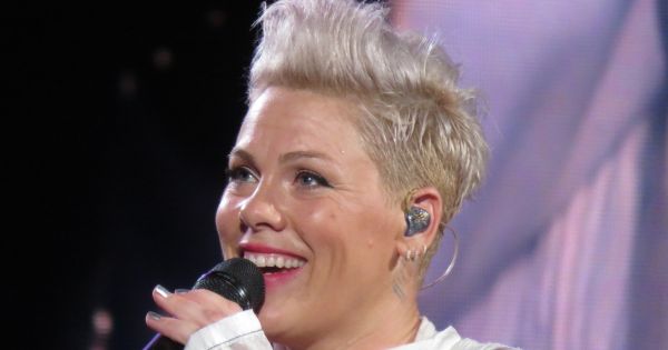 Pink performing live at Olympiastadion, Munich, Germany, July 2019