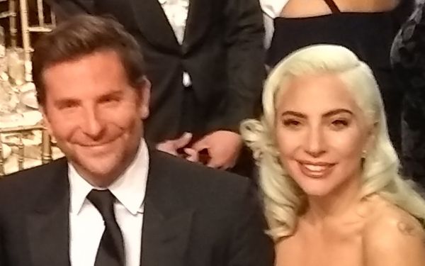 Actor Sam Elliott, Director/Actor Bradley Cooper, and Actor/Singer Lada Gaga at the “A Star is Born” table at the 24th annual Critics’ Choice Awards in Santa Monica, California on January 13th, 2019.