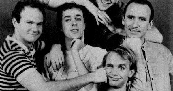 Image in QuizMyDay Men at Work Quiz: Test Your 80s Band Trivia Skills trivia quiz featuring Men at Work in 1983 Top: John Rees Middle: Jerry Speiser, Ron Strykert, Colin Hay Bottom: Greg Ham