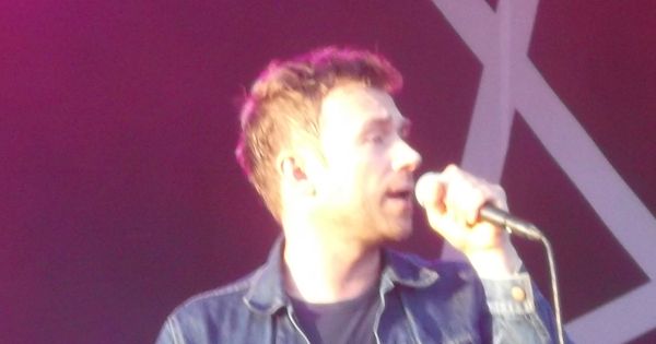 Image in QuizMyDay Feel Good Inc. Quiz: How Well Do You Know the Gorillaz Hit? trivia quiz featuring Damon Albarn performing at Festival Beauregard (France) 2014