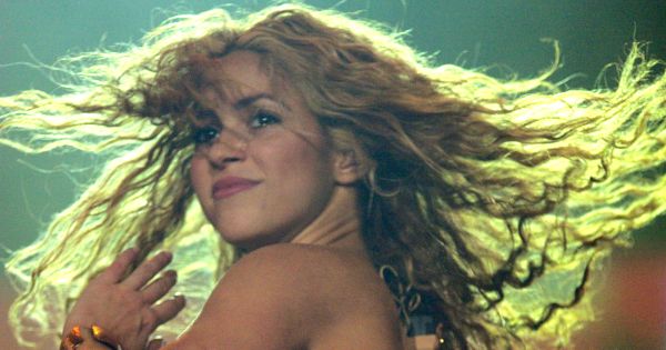 Image in QuizMyDay Shakira trivia quiz game featuring Shakira at Rock in Rio in Madrid