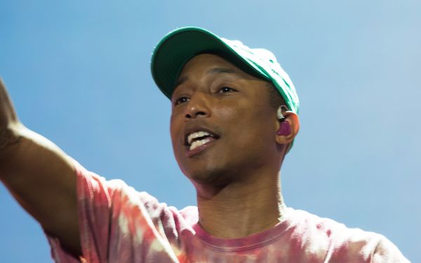 <b> Pharrell Williams </b>  beim Global Citizen Festival in Hamburg