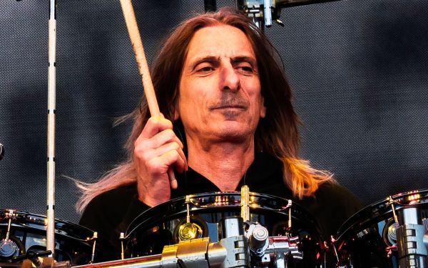 Scott Travis with Judas Priest at the Tons of Rock festival in Oslo, Norway, 2024