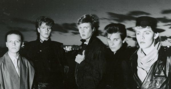 Image in QuizMyDay Hungry Like the Quiz: Duran Duran Hits Trivia trivia quiz featuring Duran Duran in a 1983 publicity photo for their album <i>Seven and the Ragged Tiger</i>.