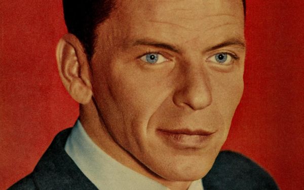 Photo of Frank Sinatra in 1957 from the publication TV-Radio Mirror.