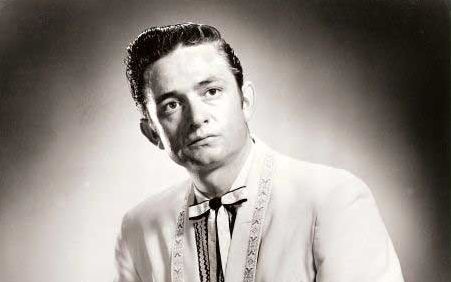 Johnny Cash promotional picture for Sun Records, 1955.
