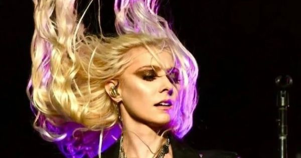 Image in QuizMyDay The Ultimate Taylor Momsen Trivia Quiz trivia quiz featuring Taylor Momsen in Los Angeles with The Pretty Reckless Live with Shindedown on January 28, 2022.
