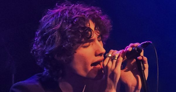 Image in QuizMyDay The Ultimate sombr Trivia Quiz: Are You a True 'Sombro'? trivia quiz featuring Sombr onstage at Islington Academy, June 2025