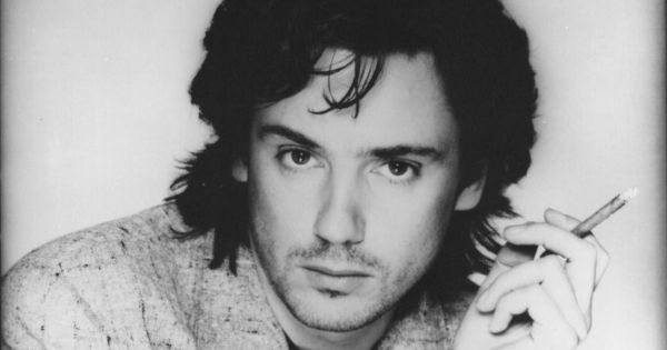 Image in QuizMyDay Electronica Explorer: Jean-Michel Jarre Fan Quiz trivia quiz featuring Jean-Michel Jarre, French electronic musician, in a 1986 Polygram Records publicity photo