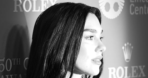 Image in QuizMyDay Dua Lipa Song Titles Quiz: Find the Missing Word Challenge trivia quiz featuring Dua Lipa at the 50th Annual Chaplin Awards Gala, Alice Tully Hall, 2025