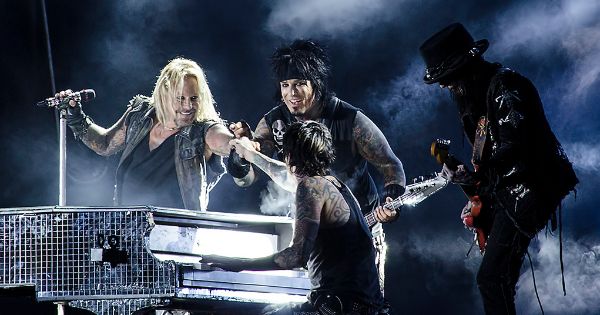 Mötley Crüe playing at Sweden rock festival 2012.