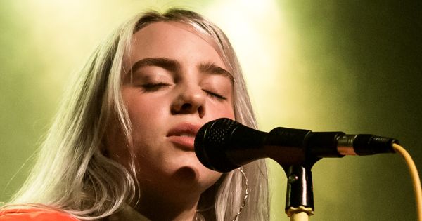 Image in QuizMyDay Billie Eilish Awards and Achievements Quiz for True Fans trivia quiz featuring Billie Eilish performing live at The Hi Hat in Highland Park, Los Angeles, California, on Thursday, August 10, 2017.