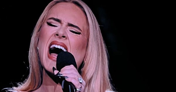 Image in QuizMyDay Adele Trivia Quiz: Only True Fans Score 5/5! trivia quiz featuring Adele performing at The Colosseum in Las Vegas on February 24, 2023 for her Weekends with Adele residency